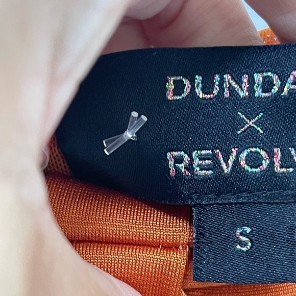 Dundas x Revolve Christy Maxi Dress Toffee Brown Size Small - Picture 4 of 4